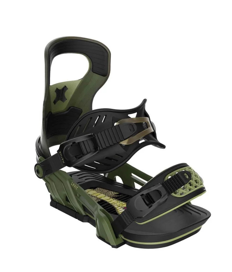 Bent Metal Logic Green 2025 - Men's Snowboard Bindings Bent Metal Logic Green 2025 - Men's Snowboard Bindings