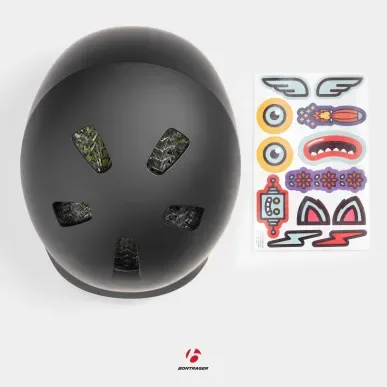 Bontrager Jet Wavecel Child Black/Volt | Детска каска за велосипед