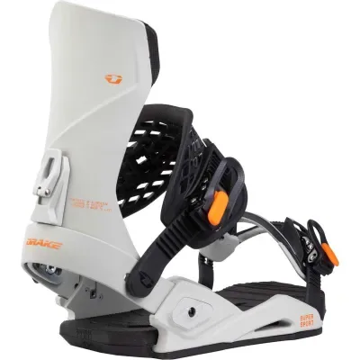 Drake Super Sport Grey/Orange - Men's Snowboard Bindings