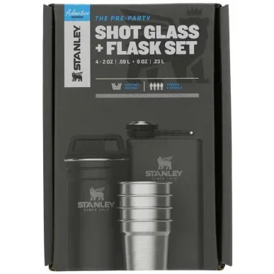 Stanley Pre-Party Shotglass + Flask Pebble | Термос