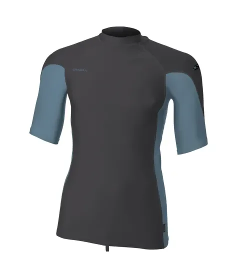 O'Neill Hyperfreak Skins S/S, Tempered Steel / Blue Fusion – блуза с UV защита