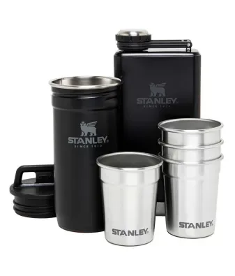 Stanley Pre-Party Shotglass + Flask Pebble | Термос