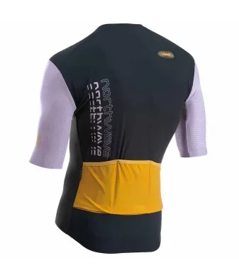 Northwave Extreme Evo Black/Lilac - Men's Bike Jersey