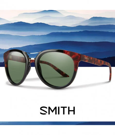 Smith Bridgetown Havana Block ChromaPop - Sunglasses