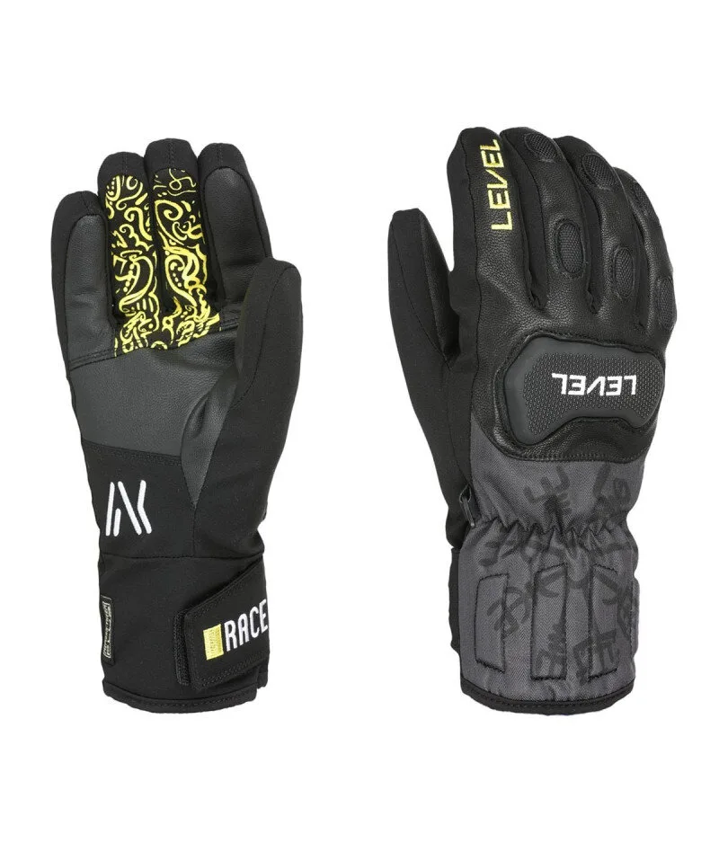 Level Race Replica Pattern - Ski Gloves