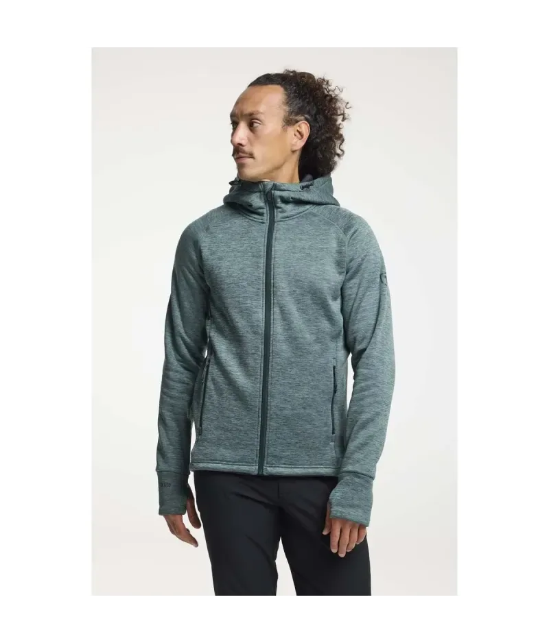 Tenson TXlite Midlayer Zip Dark Green | Мъжки суитшърт с качулка Tenson TXlite Midlayer Zip Dark Green | Мъжки суитшърт с качулка