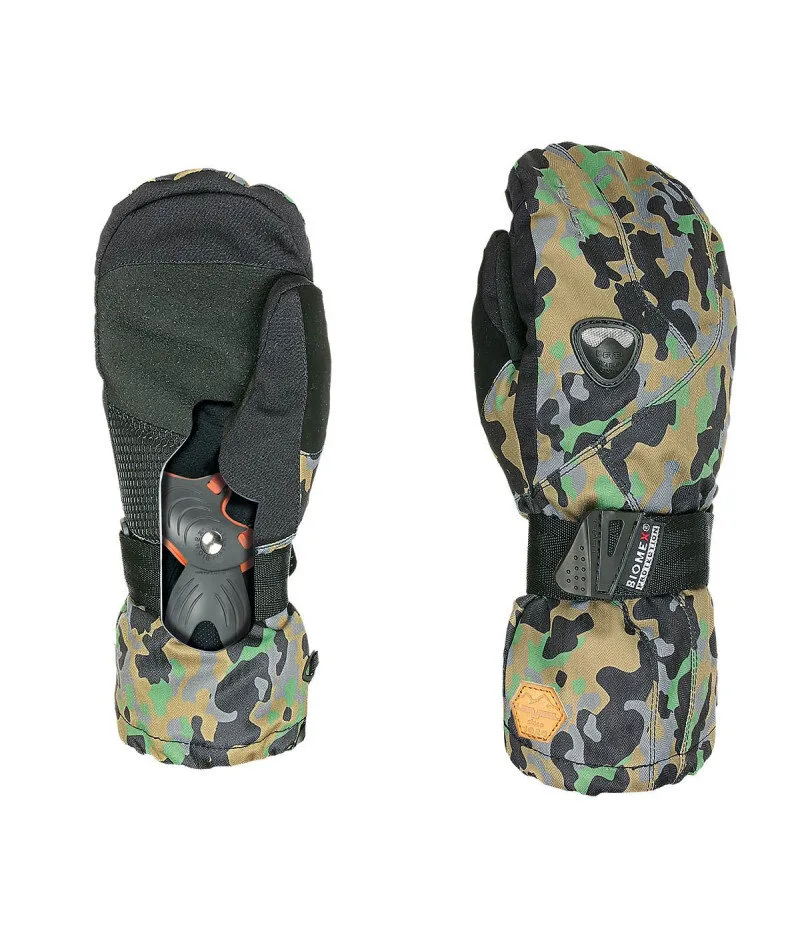 Level Fly Mitt Camo - Kids' Snowboard Mittens