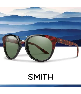 Smith Bridgetown Havana Block ChromaPop - Sunglasses