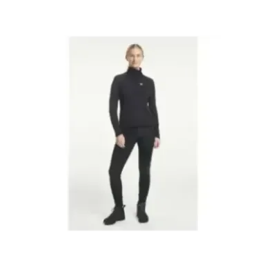 Tenson TXlite Half Zip Black | Дамски междинен слой за туризъм