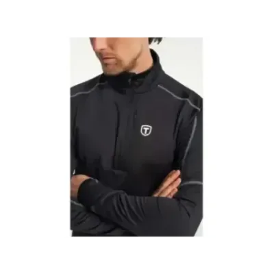 Tenson TXlite Half Zip Black - Men's Hiking Midlayer