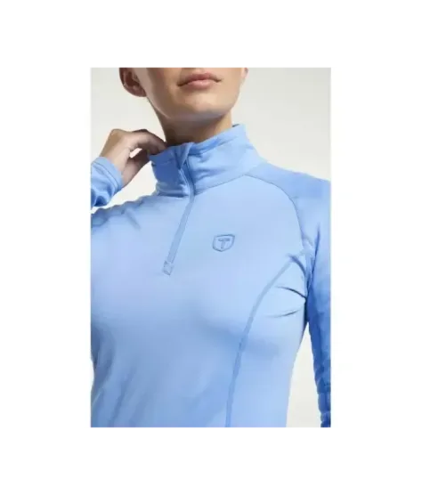 Tenson TXlite Half Zip Light Blue | Дамски междинен слой за туризъм
