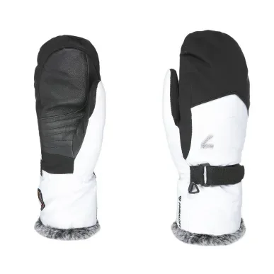 Level Jolie Mitt Black-White - Women's Ski Mittens