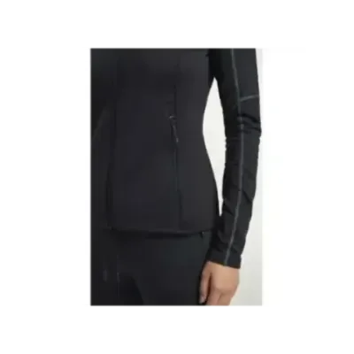Tenson TXlite Full Zip Black | Дамски междинен слой за туризъм Tenson TXlite Full Zip Black | Дамски междинен слой за туризъм