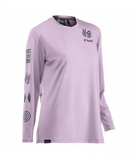 Northwave Xtrail Lilac - Women's Bike Long Sleeve Jersey
