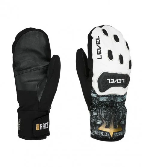 Level Race Replica Mitt PK White | Ски ръкавици с един пръст