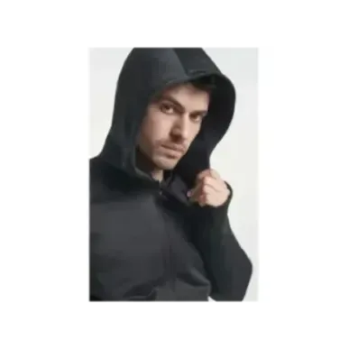 Tenson TXlite Midlayer Zip Black | Мъжки суитшърт с качулка
