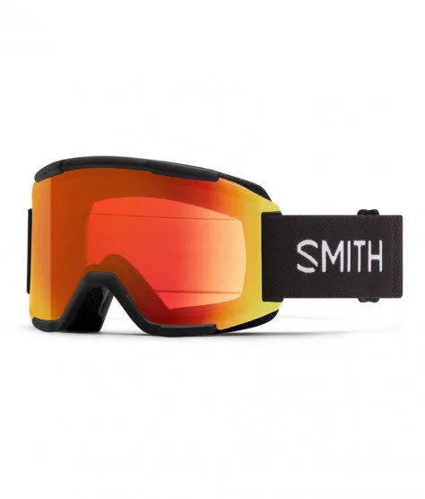 SMITH SQUAD black | S2 CHROMAPOP Everyday Red Mirror | ски & сноуборд маска