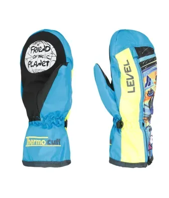 Level Dudy Mitt Light Blue 2024 | Детски ски ръкавици